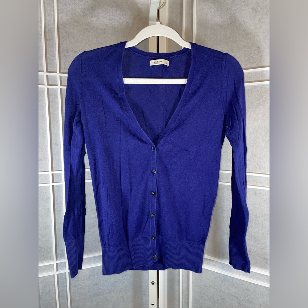 Blue Cardigan